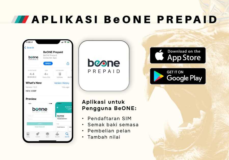 Aplikasi BeONE Prepaid