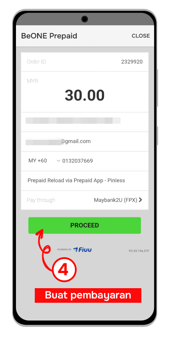 Cara topup BeONE Prepaid Cara topup BeONE Prepaid